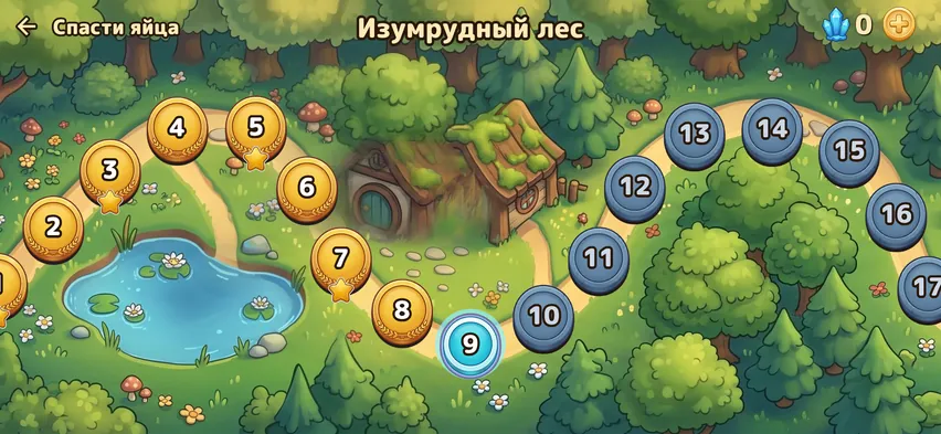 Карта Изумрудного леса
